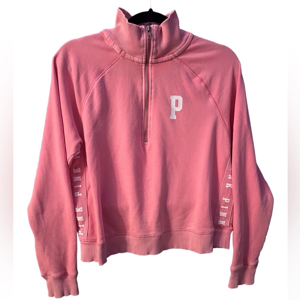 PINK Stonewashed Sweatshirt Sz XS